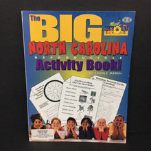 Load image into Gallery viewer, The Big North Carolina Reproducible Activity Book (Carole Marsh) (Notable Place) -activity workbook educational paperback
