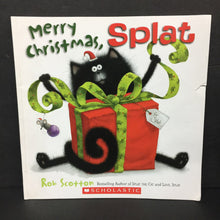 Load image into Gallery viewer, Merry Christmas, Splat (Splat the Cat) (Rob Scotton) (Season: Winter, Holiday) -character paperback
