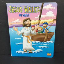 Load image into Gallery viewer, Jesus Walks on Water (Lift-A-Flap) -religion board
