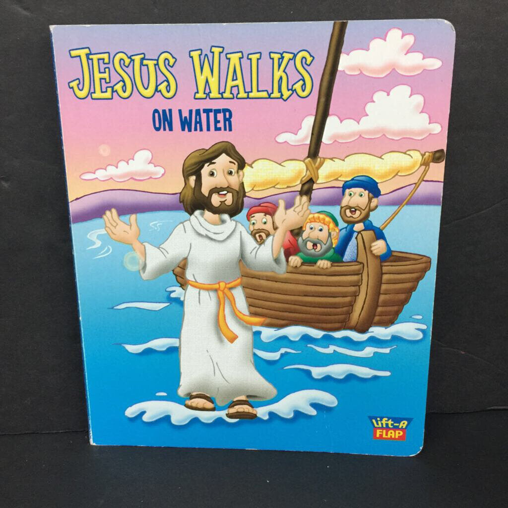 Jesus Walks on Water (Lift-A-Flap) -religion board