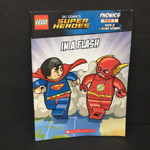 In a Flash (LEGO DC Comics Super Heroes Phonics: L Blend Sounds) -character paperback