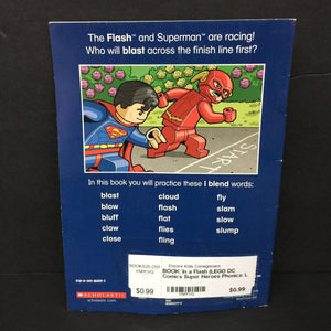 In a Flash (LEGO DC Comics Super Heroes Phonics: L Blend Sounds) -character paperback