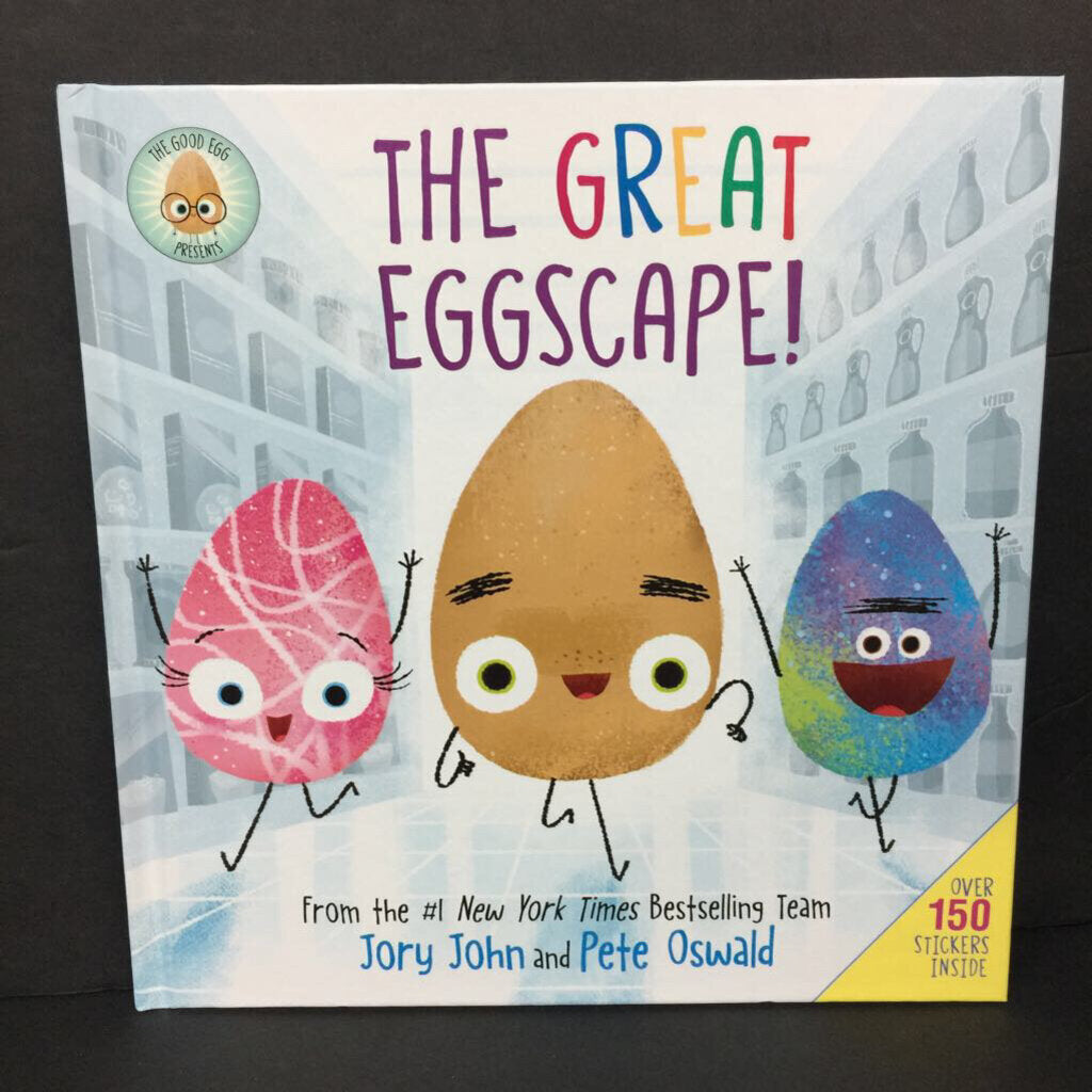 The Eggscape! (The Good Egg) (Jory John & Pete Oswald) -hardcover