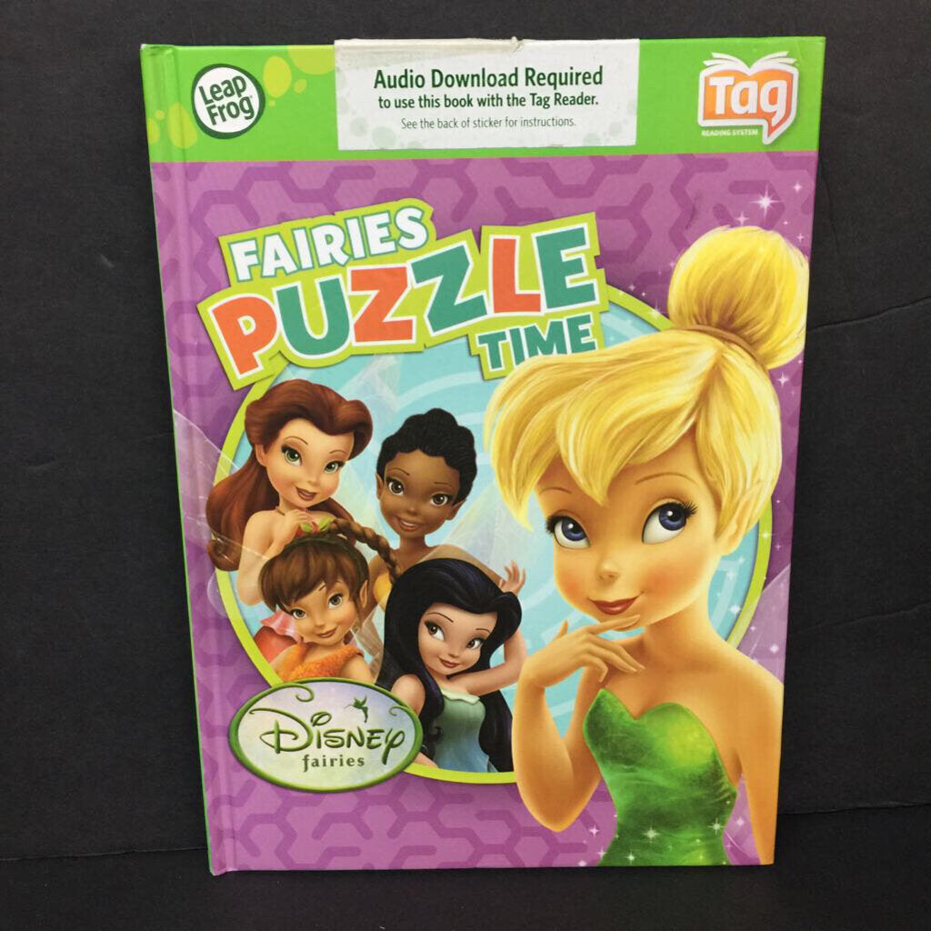 Fairies Puzzle Time (Leap Frog Tag) -character interactive hardcover