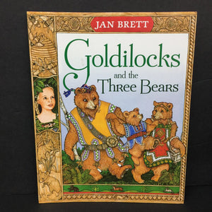 Goldilocks and the Three Bears (Jan Brett) (Fairy Tale) -paperback
