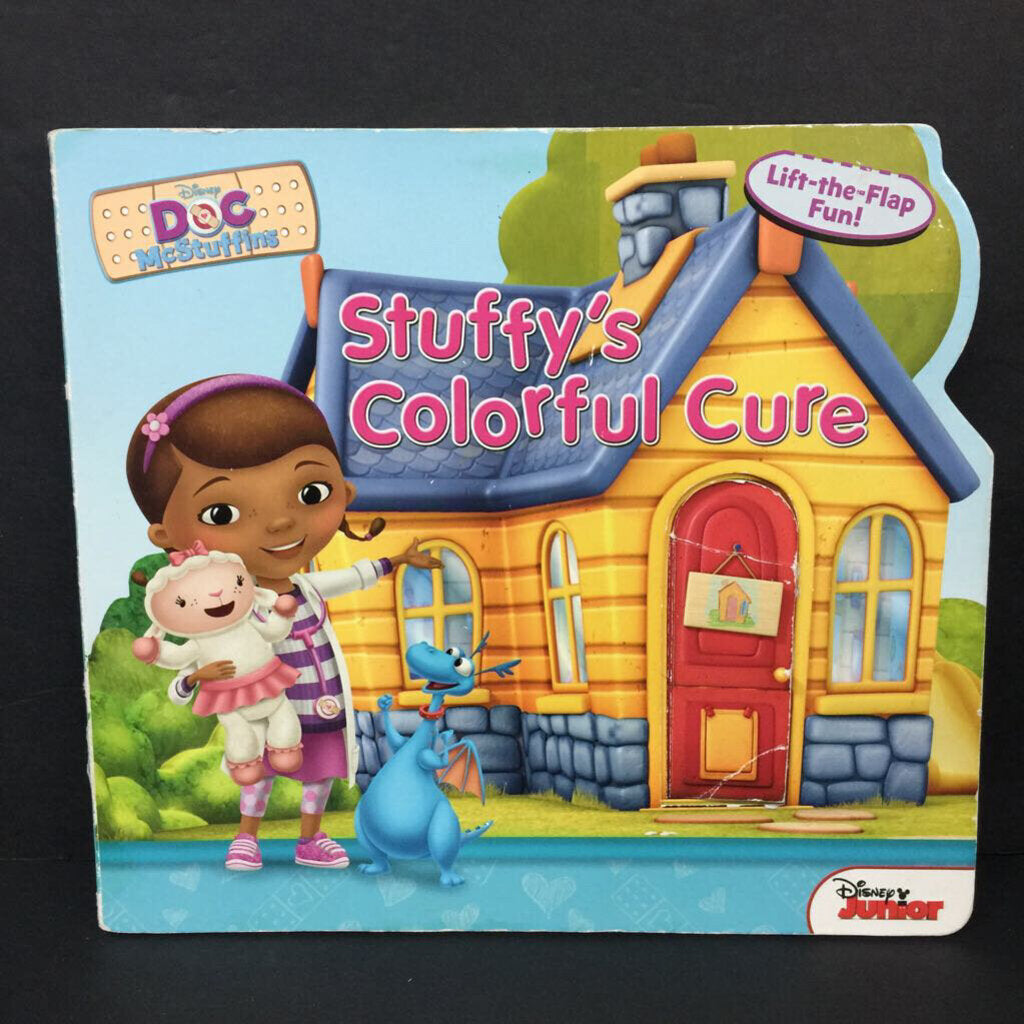 Stuffy's Colorful Cure (Disney Junior Doc McStuffins) (Lift-the-Flap) -character board