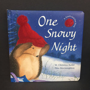 One Snowy Night (M. Christina Butler) (Weather: Snow, Season: Winter) -board
