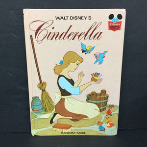 Walt Disney's Cinderella (Disney's Wonderful World of Reading) -character reader hardcover