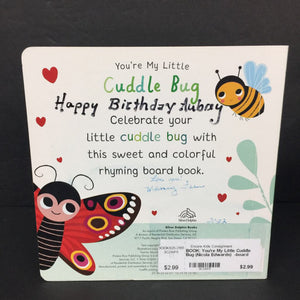 You're My Little Cuddle Bug (Nicola Edwards) -board