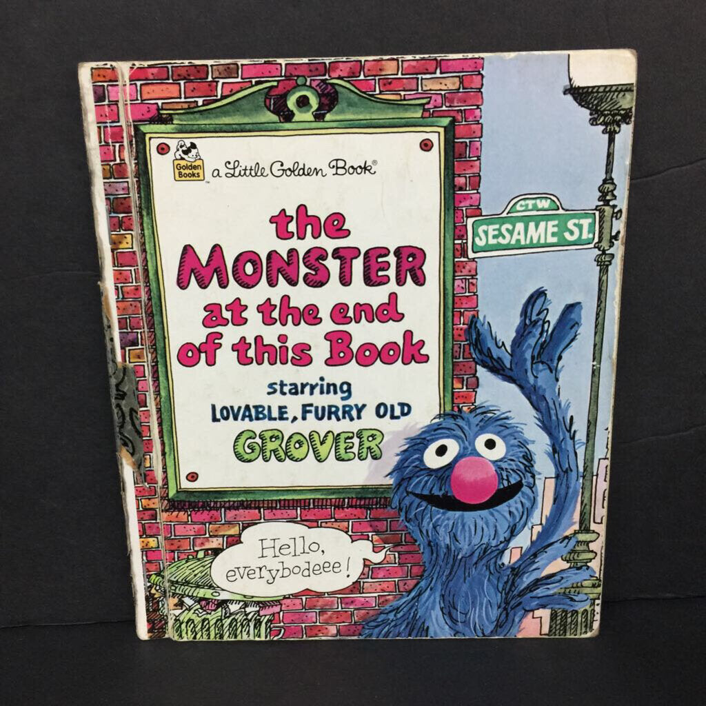 The Monster at the End of This Book: Starring Lovable, Furry Old Grover (Golden Book) (Sesame Street) -character hardcover