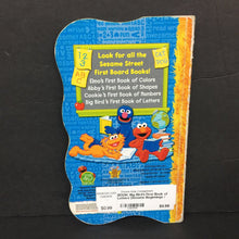 Load image into Gallery viewer, Big Bird&#39;s First Book of Letters (Sesame Beginnings / Sesame Street) -character board
