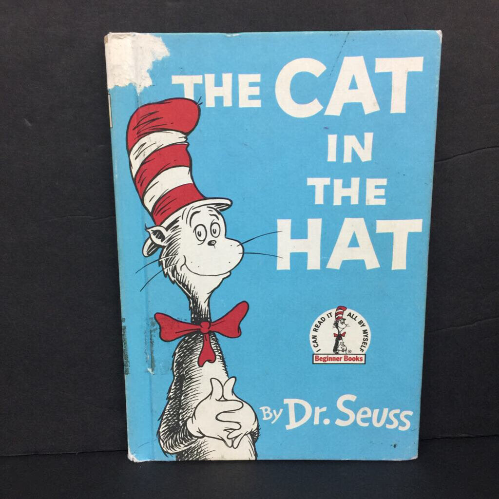 The Cat in the Hat (Light Blue Book Club Edition) -dr. seuss hardcover