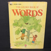 Load image into Gallery viewer, The Golden Book of Words (Selma Lola Chambers) (Vintage Collectible 1976) -hardcover
