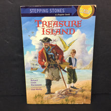 Load image into Gallery viewer, Treasure Island (Step Into Reading Stepping Stones) (Robert Louis Stevenson &amp; Lisa Norby) -classic chapter reader paperback
