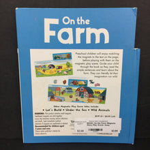 Load image into Gallery viewer, On the Farm: Magnetic Story Play Scene -busy hardcover
