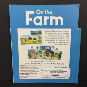 On the Farm: Magnetic Story Play Scene -busy hardcover