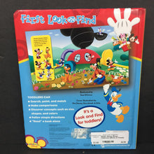 Load image into Gallery viewer, Mickey Mouse Clubhouse (Mickey &amp; Friends) (Disney) -character look &amp; find board
