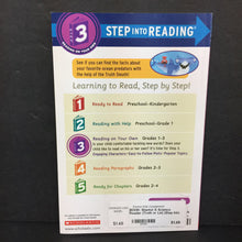 Load image into Gallery viewer, Sharks! A Science Reader (Truth or Lie) (Step Into Reading Level 3) -educational reader paperback
