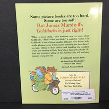 Load image into Gallery viewer, Goldilocks and the Three Bears (James Marshall) (Fairy Tale) -paperback
