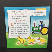 Load image into Gallery viewer, Old MacDonald Had a Farm (Pete the Cat) (James Dean) -character hardcover
