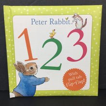 Load image into Gallery viewer, Peter Rabbit 123 (Beatrix Potter) -character board
