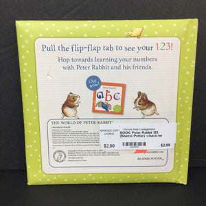 Peter Rabbit 123 (Beatrix Potter) -character board