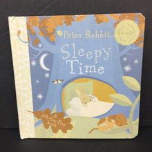 Load image into Gallery viewer, Sleepy Time (Peter Rabbit) (Bedtime Story) (Lift-The-Flap) -character board
