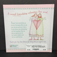 Load image into Gallery viewer, Good Friends Are Like Angels: They Add Blessings to Life (Claire Stoner) -inspirational hardcover
