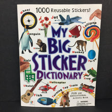 Load image into Gallery viewer, My Big Sticker Dictionary -activity paperback
