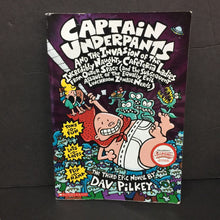 Load image into Gallery viewer, Captain Underpants and the Invasion of the Incredibly Naughty Cafeteria Ladies From Outer Space (and the Subsequent Assault of the Equally Evil Lunchroom Zombie Nerds) (Dav Pilkey) -series paperback
