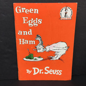 Green Eggs and Ham -dr. seuss paperback