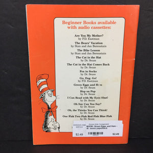Green Eggs and Ham -dr. seuss paperback