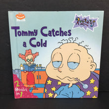 Load image into Gallery viewer, Tommy Catches a Cold (Sarah Willson) / Jungle Trek (Stephanie St. Pierre) (Rugrats) (Nickelodeon Book Club) -character hardcover
