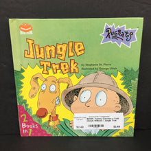 Load image into Gallery viewer, Tommy Catches a Cold (Sarah Willson) / Jungle Trek (Stephanie St. Pierre) (Rugrats) (Nickelodeon Book Club) -character hardcover
