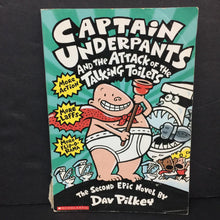 Load image into Gallery viewer, Captain Underpants and the Attack of the Talking Toliets (Dav Pilkey) -series paperback

