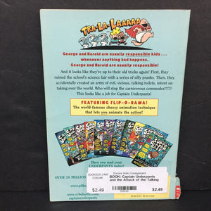 Captain Underpants and the Attack of the Talking Toliets (Dav Pilkey) -series paperback