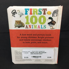 Load image into Gallery viewer, First 100 Animals -educational board
