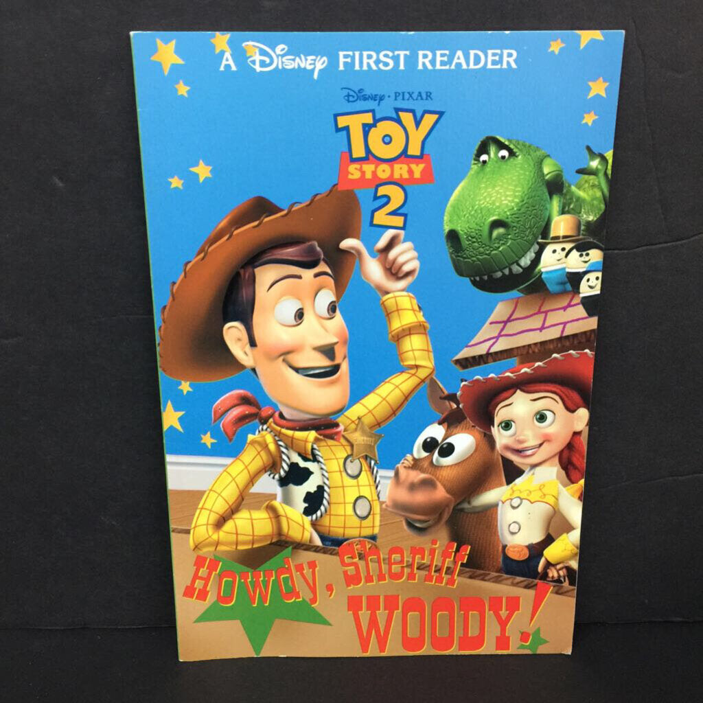 Howdy, Sheriff Woody! (Disney Pixar Toy Story 2) (A Disney First Reader) -character reader paperback