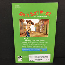 Load image into Gallery viewer, Howdy, Sheriff Woody! (Disney Pixar Toy Story 2) (A Disney First Reader) -character reader paperback
