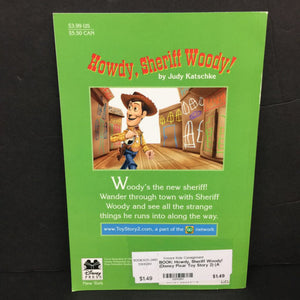 Howdy, Sheriff Woody! (Disney Pixar Toy Story 2) (A Disney First Reader) -character reader paperback