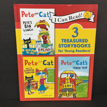 Load image into Gallery viewer, Pete the Cat: 3 Treasured Storybooks (My First I Can Read) (James Dean) -character reader hardcover
