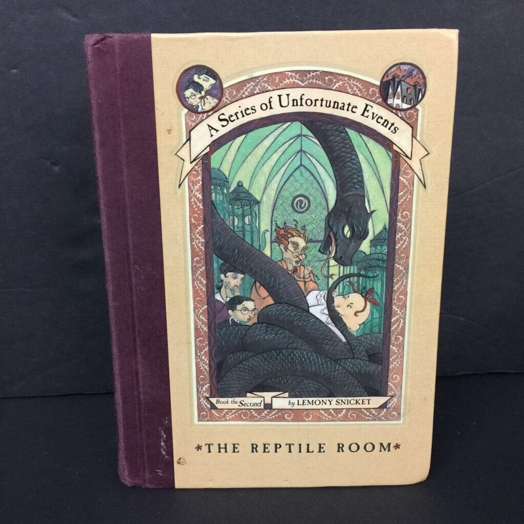 The Reptile Room (Series of Unfortunate Events) (Lemony Snicket) -series hardcover