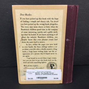 The Reptile Room (Series of Unfortunate Events) (Lemony Snicket) -series hardcover