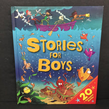 Load image into Gallery viewer, Stories for Boys: 20 Awesome Stories (Ted Dawson, Gary Rees, &amp; Geoff Walton) (Bedtime Story) -hardcover
