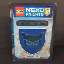 Load image into Gallery viewer, The Knight&#39;s Code: A Training Guide (LEGO Nexo Knights) (John Derevlany &amp; Mark Hoffmeier) -character hardcover
