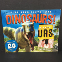 Load image into Gallery viewer, Sink Your Teeth Into Dinosaurs! (L. J. Tracosas) -paperback educational
