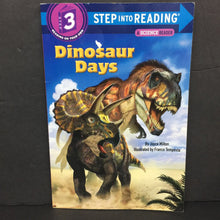 Load image into Gallery viewer, Dinosaur Days (Step Into Reading Level 3: A Science Reader) (Joyce Milton) -educational reader paperback
