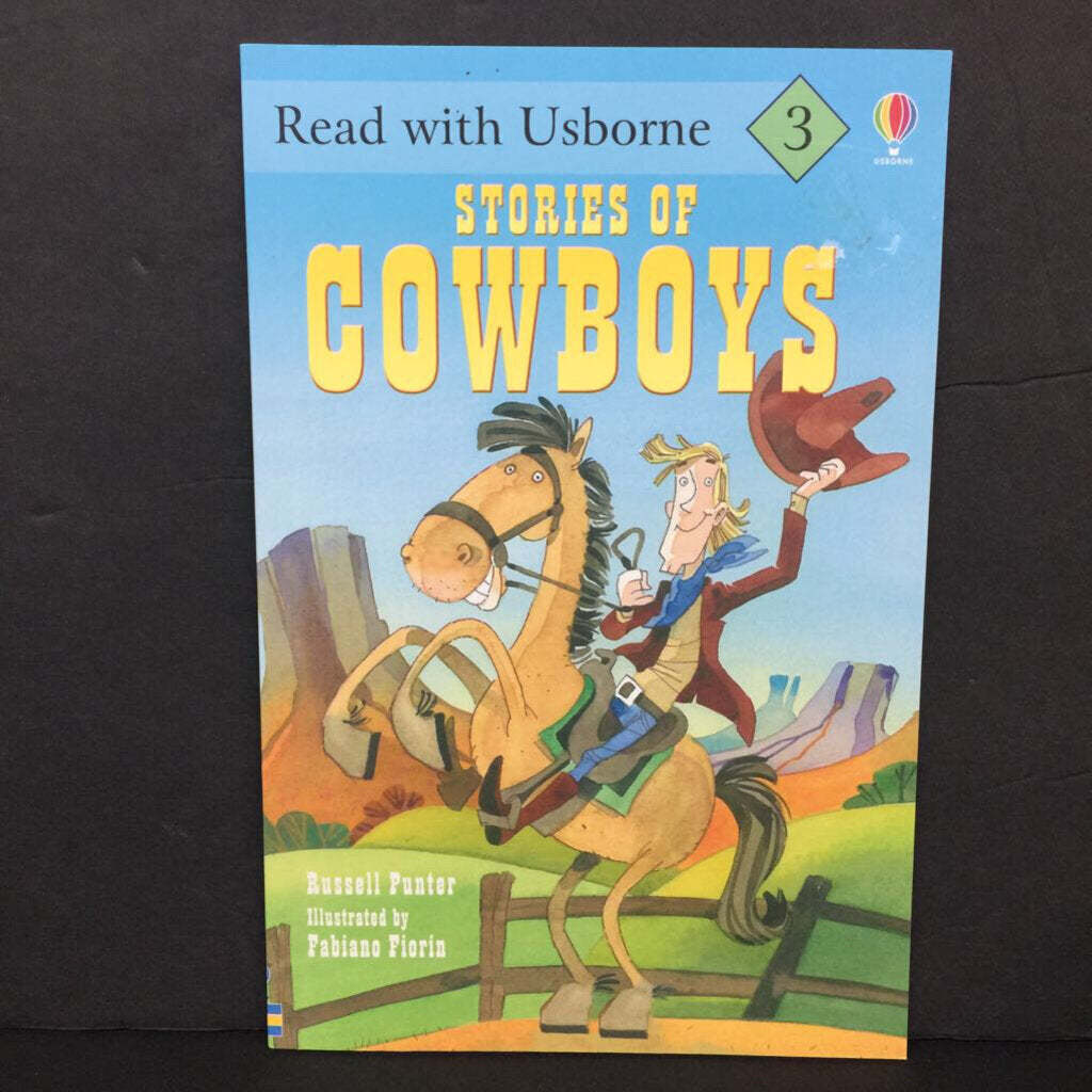Stories of Cowboys (Read with Usborne Level 3) (Russell Punter) -reader paperback