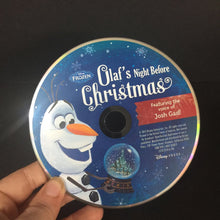 Load image into Gallery viewer, Frozen Olaf&#39;s Night Before Christmas Book &amp; CD (Jessica Julius) (Season: Winter, Holiday) -character hardcover
