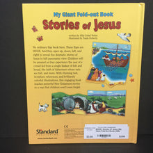 Load image into Gallery viewer, Stories of Jesus (My Giant Fold-Out Book) (Allia Zobel-Nolan) -religion hardcover
